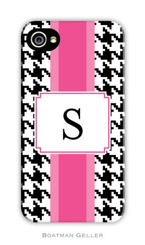 Alex Houndstooth Black Personalized Boatman Geller Hard Cell Phone and Tech Cases