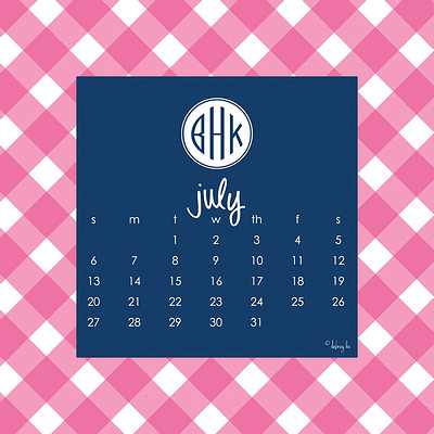 Dabney Lee - Desk Calendar